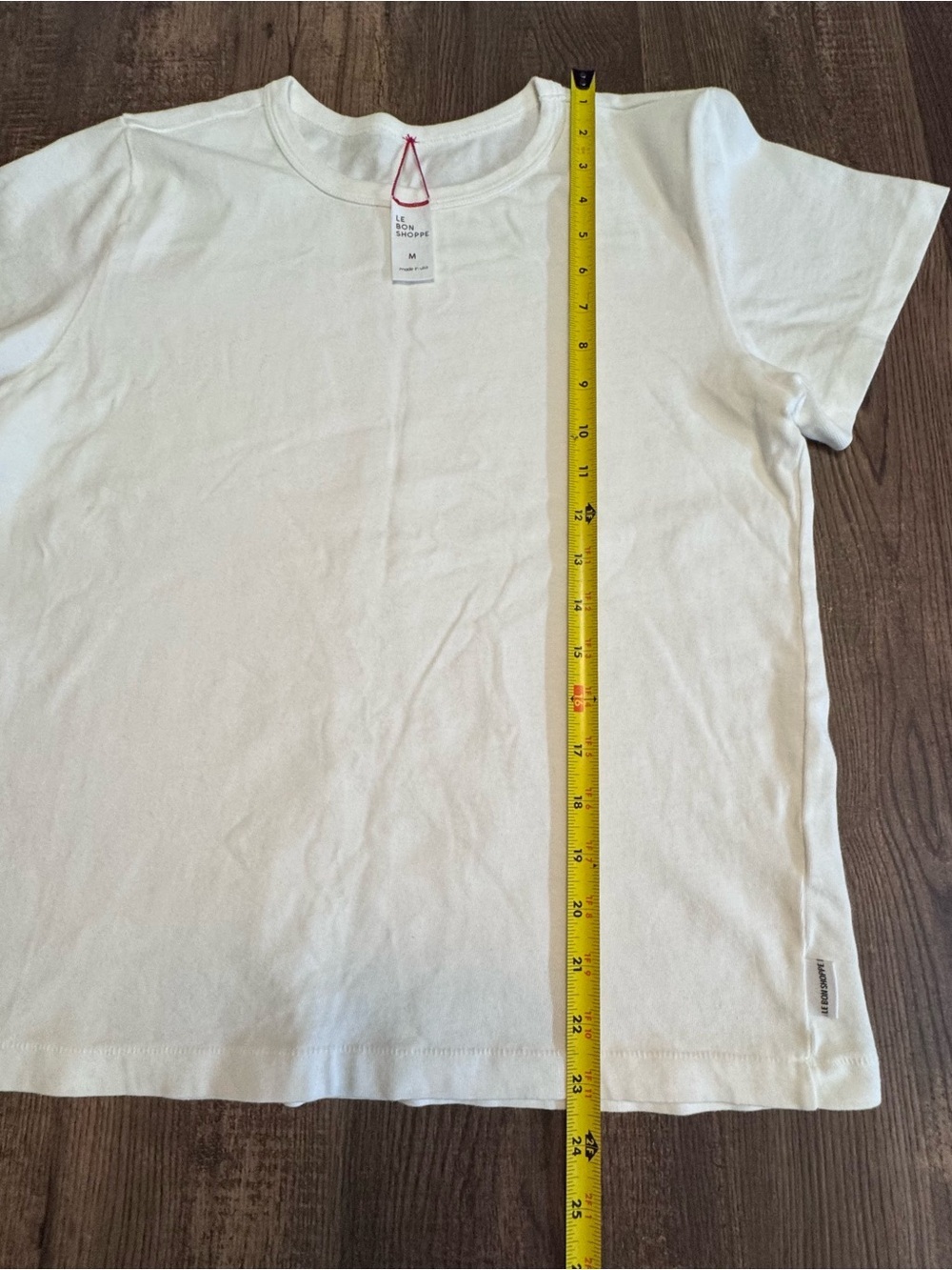 Le Bon Shoppe Everyday White Short-Sleeve Women’s Tee - Picture 3 of 8